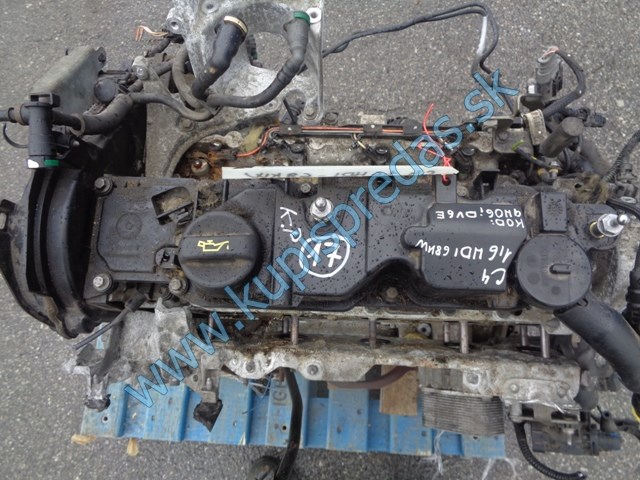 motor na citroen c4 II 1,6hdi, 9H06, DVGE